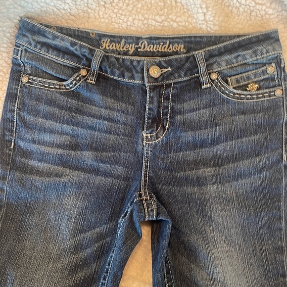Harley Davidson Bling Bootcut Jeans - Picture 2 of 7